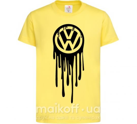Дитяча футболка Volkswagen клякса Лимонний фото