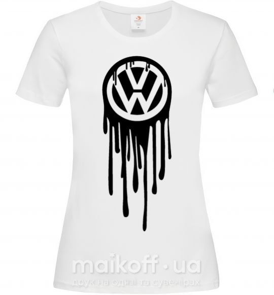 Жіноча футболка Volkswagen клякса Білий фото