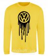 Свитшот Volkswagen клякса Солнечно желтый фото