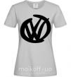 Женская футболка Volkswagen фломастером Серый фото