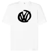 Футболка Оверсайз Volkswagen фломастером Белый фото