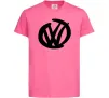 Детская футболка Volkswagen фломастером Ярко-розовый фото