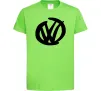 Детская футболка Volkswagen фломастером Лаймовый фото