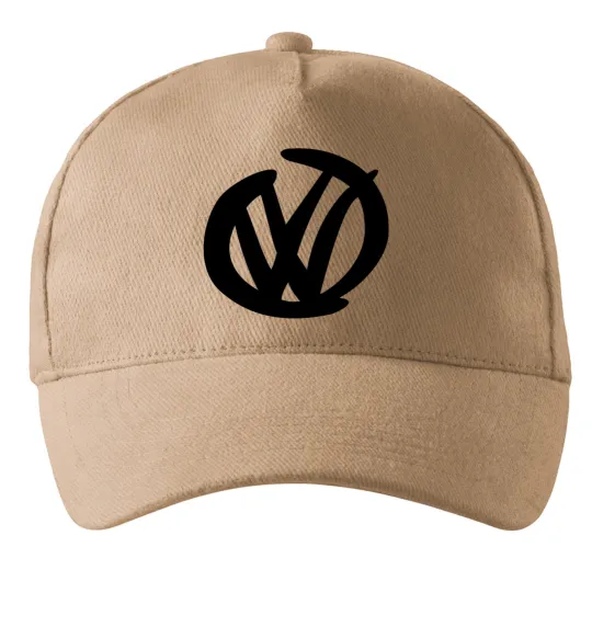 Кепка Volkswagen фломастером Пісочний фото