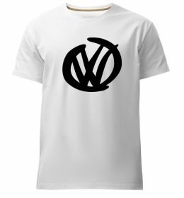 Мужская премиум футболка Volkswagen фломастером