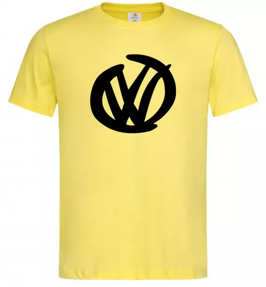 Мужская футболка Volkswagen фломастером Лимонный фото