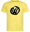 Мужская футболка Volkswagen фломастером Лимонный фото