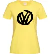 Жіноча футболка Volkswagen фломастером Лимонний фото