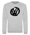 Свитшот Volkswagen фломастером Серый меланж Свитшот Volkswagen фломастером Серый меланж фото