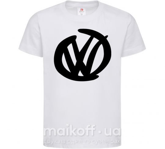 Детская футболка Volkswagen фломастером Белый фото