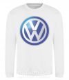 Світшот Volkswagen цветной лого Білий фото