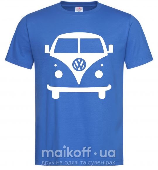 Мужская футболка Volkswagen car Ярко-синий фото