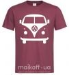 Чоловіча футболка Volkswagen car Бордовий фото