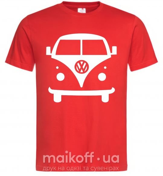 Чоловіча футболка Volkswagen car Червоний фото