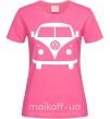 Жіноча футболка Volkswagen car Яскраво-рожевий фото