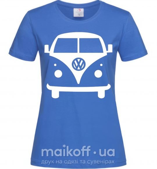 Жіноча футболка Volkswagen car Яскраво-синій фото