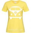Женская футболка Volkswagen car Лимонный фото