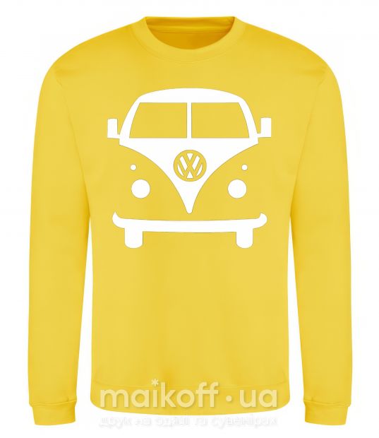 Свитшот Volkswagen car Солнечно желтый фото