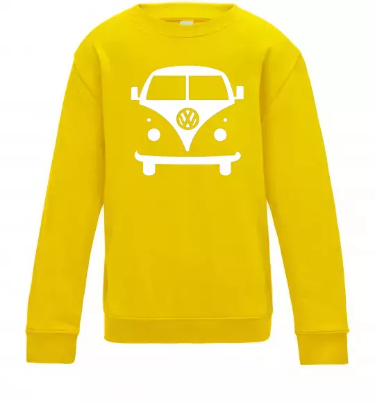 Дитячий світшот Volkswagen car Сонячно жовтий фото