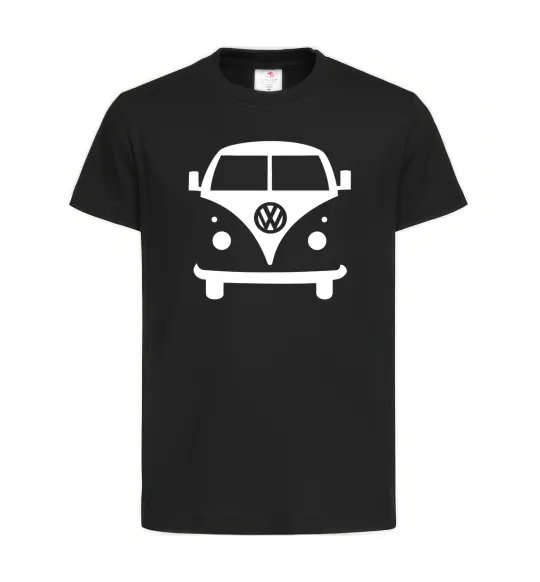 Детская футболка Volkswagen car Черный фото