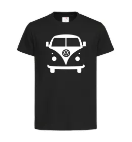 Детская футболка Volkswagen car Черный фото