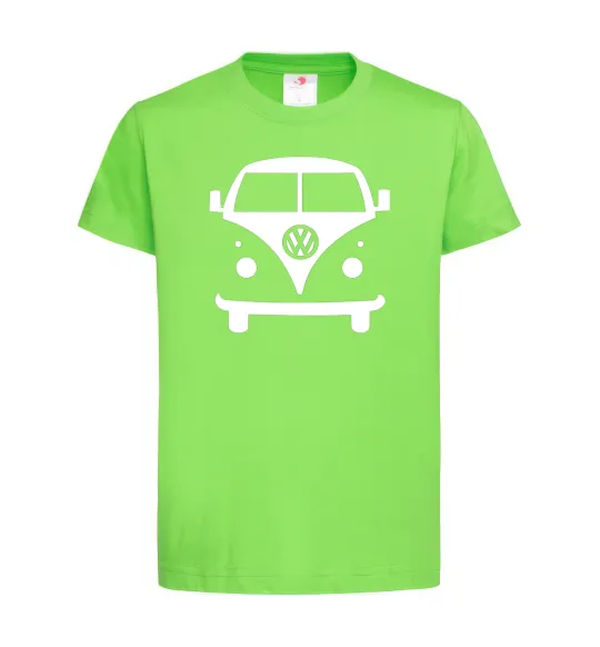 Детская футболка Volkswagen car Лаймовый фото