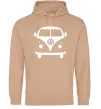 Чоловіча толстовка (худі) Volkswagen car Пісочний фото