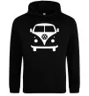 Женская толстовка (худи) Volkswagen car Черный фото