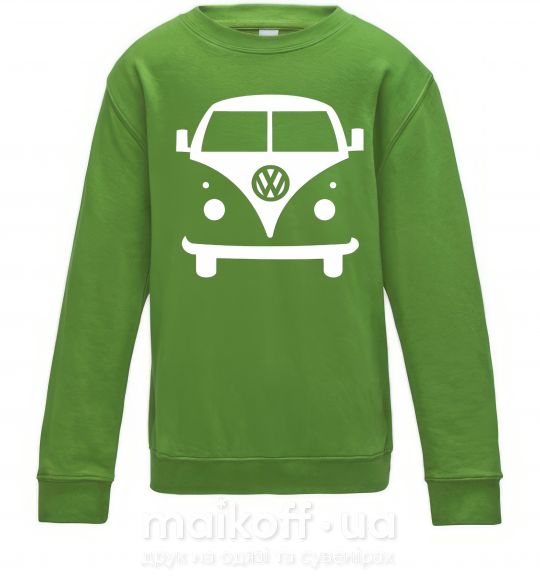 Дитячий світшот Volkswagen car Лаймовий фото