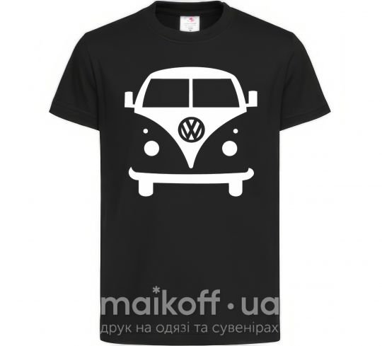 Дитяча футболка Volkswagen car Чорний фото