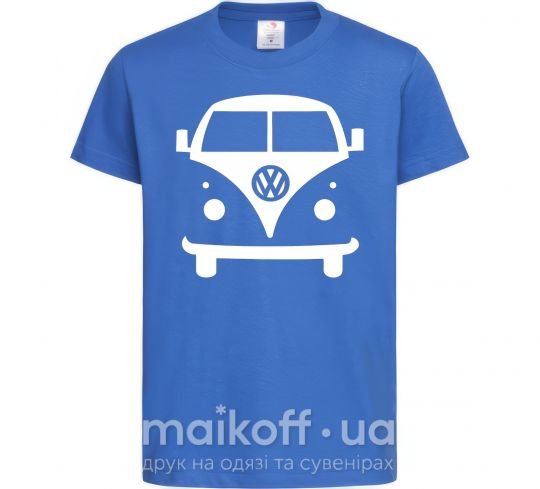 Дитяча футболка Volkswagen car Яскраво-синій фото