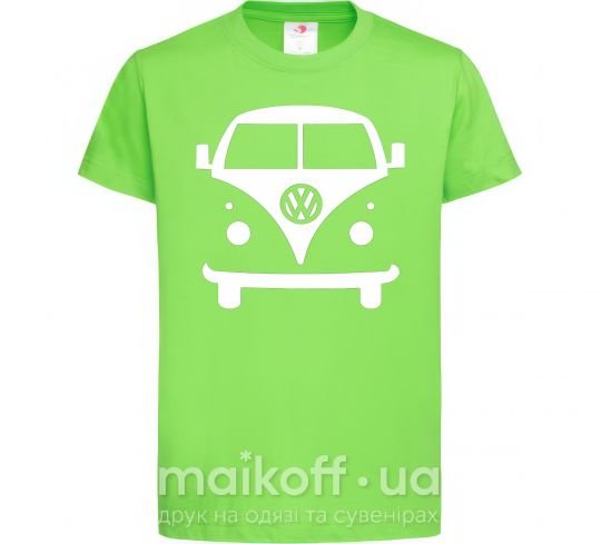Детская футболка Volkswagen car Лаймовый фото