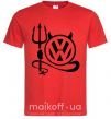 Чоловіча футболка Volkswagen devil Червоний фото