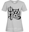Женская футболка Volkswagen devil Серый фото