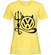 Женская футболка Volkswagen devil Лимонный фото
