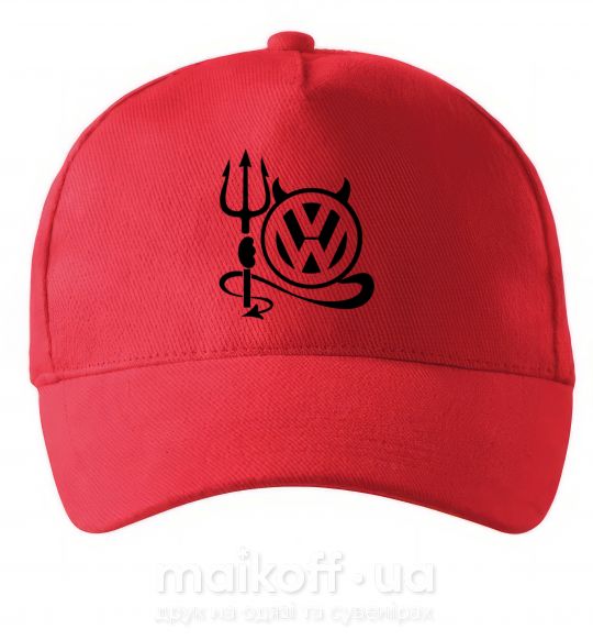 Кепка Volkswagen devil Красный фото