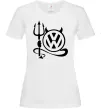 Жіноча футболка Volkswagen devil Білий Жіноча футболка Volkswagen devil Білий фото