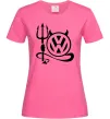 Жіноча футболка Volkswagen devil Яскраво-рожевий Жіноча футболка Volkswagen devil Яскраво-рожевий фото