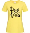 Жіноча футболка Volkswagen devil Лимонний Жіноча футболка Volkswagen devil Лимонний фото