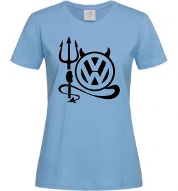 Женская футболка Volkswagen devil Женская футболка Volkswagen devil