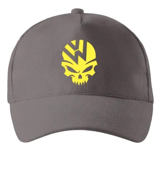 Кепка Volkswagen skull Серый фото