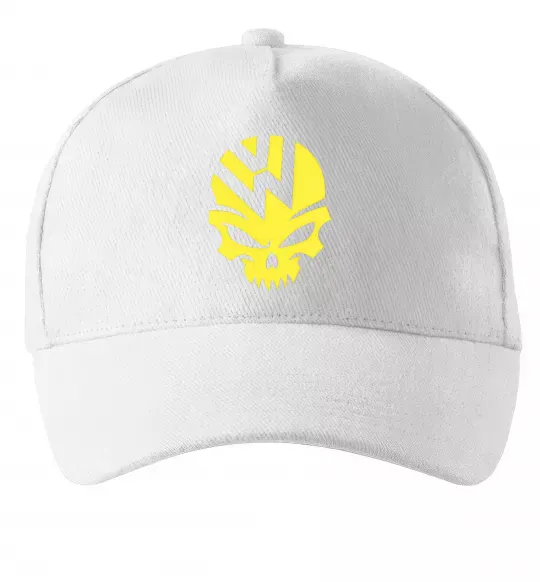 Кепка Volkswagen skull Білий фото