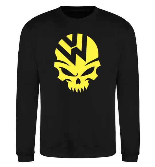 Свитшот Volkswagen skull Черный фото