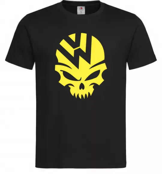 Чоловіча футболка Volkswagen skull Чорний фото