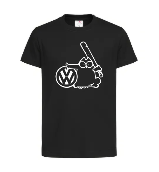 Дитяча футболка Danger Volkswagen Чорний фото