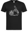 Чоловіча футболка Danger Volkswagen Чорний фото
