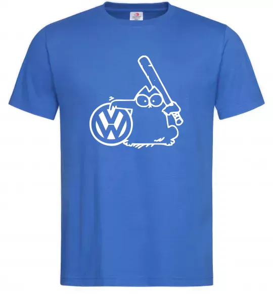 Чоловіча футболка Danger Volkswagen Яскраво-синій фото