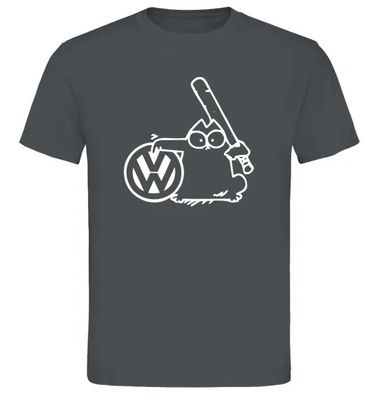 Чоловіча футболка Danger Volkswagen Графіт фото
