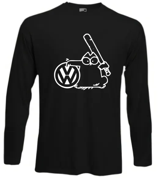 Лонгслив Danger Volkswagen Черный фото