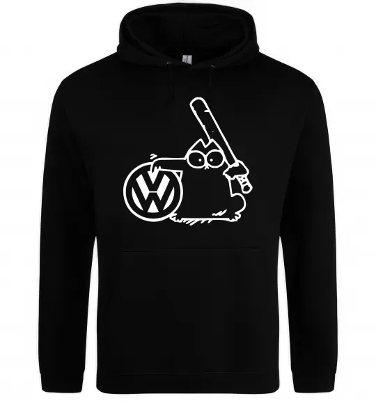 Чоловіча толстовка (худі) Danger Volkswagen Чорний фото